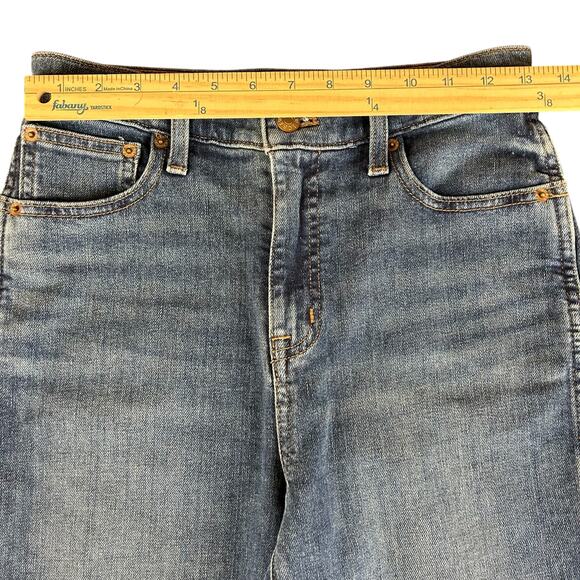 J.Crew Factory Jeans Women Sze 25 Blue High Rise Classic Casual Stone Wash Denim - Picture 10 of 11